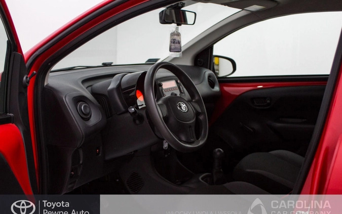 Toyota Aygo cena 41000 przebieg: 90158, rok produkcji 2019 z Wronki małe 79